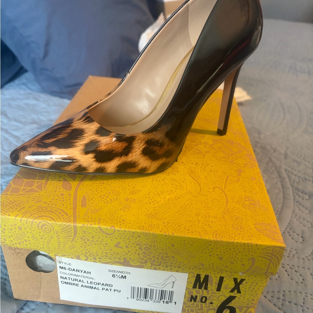 Mi Natural Leopard Print Heels